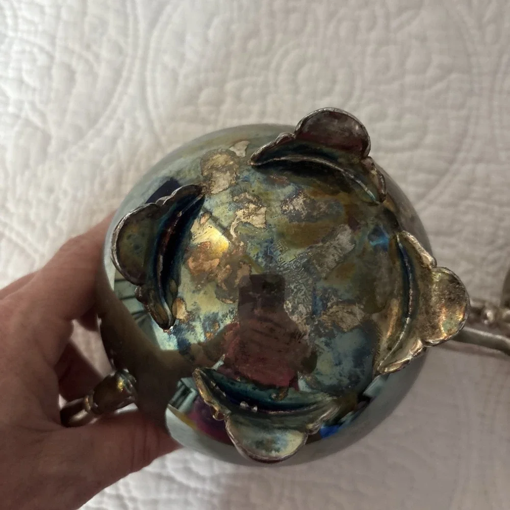 Towle Vintage Silver Plated Creamer And Sugar Tea‎ Set. 4 inches tall.